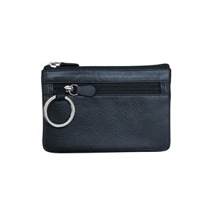 RFID Leather Coin Holder/Key Ring