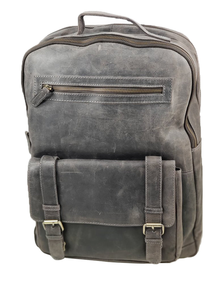Distressed Leather Backpack – Leather Bee's